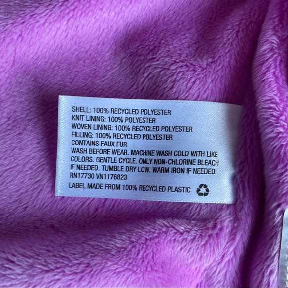 Cat & Jack Unicorn Puffer Coat Toddler Girls 2T - Picture 13 of 13